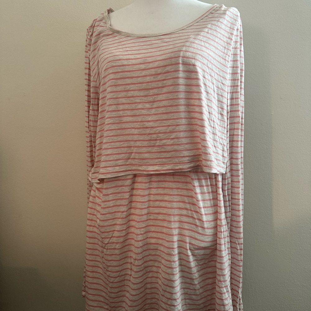 Striped Maternity Shirt